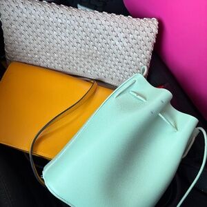 Stylish 3-Bag Bundle – Clutch, Crossbody & Bucket Bag